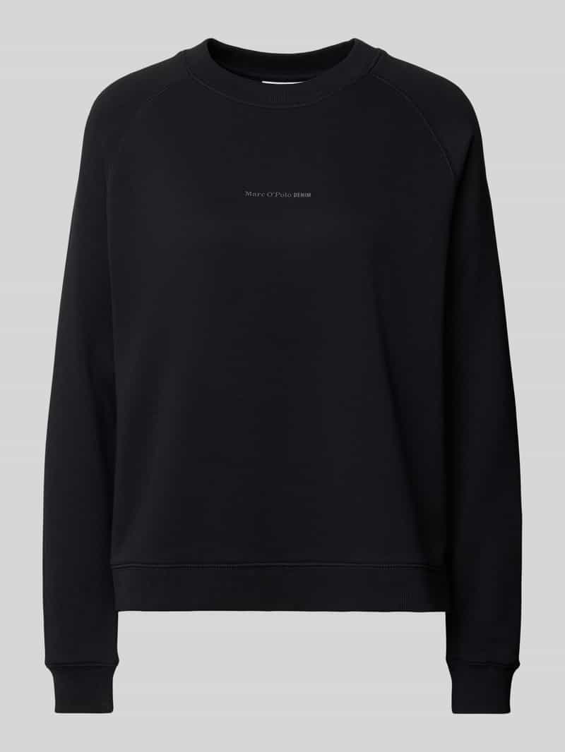 Marc O'Polo DENIM Sweatshirt In moderne O-vorm, losjes gesneden met raglanmouwen