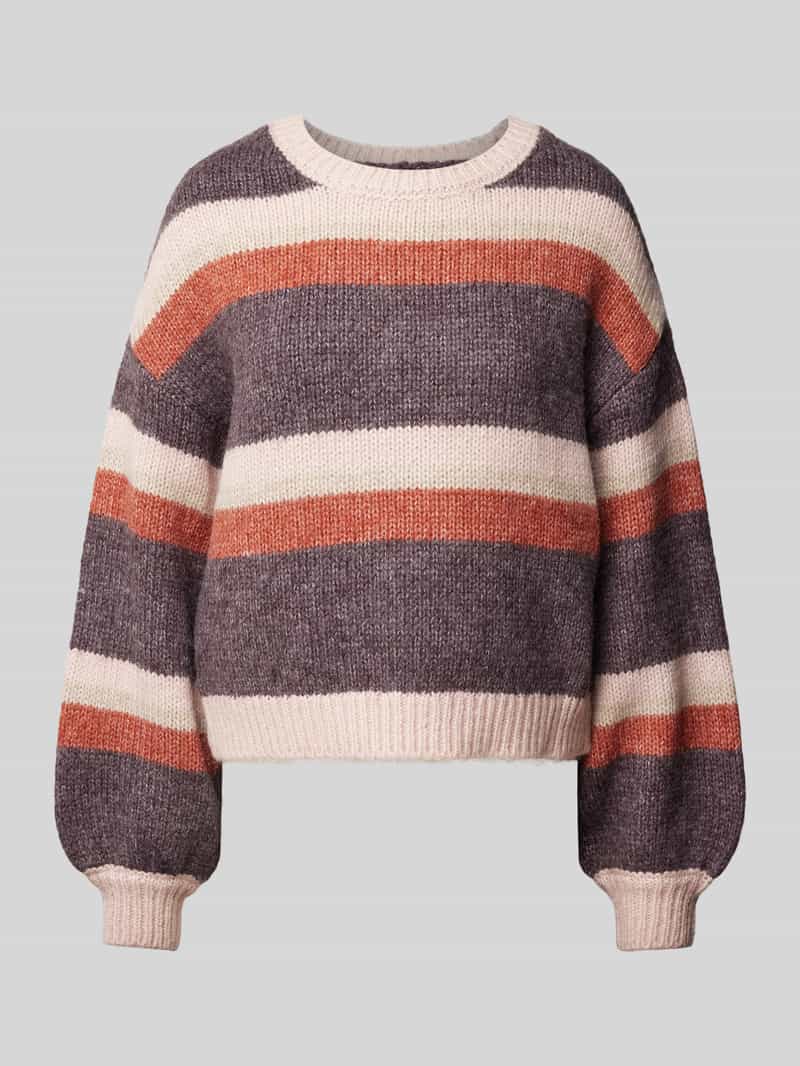 Q/S designed by Gebreide trui met intarsia-motief