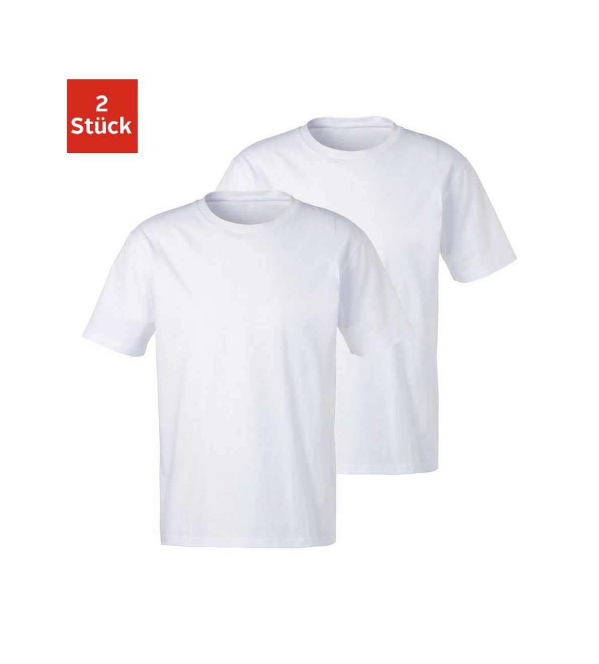 Bench. Loungewear T-shirt Basic in uni (Set van 2)
