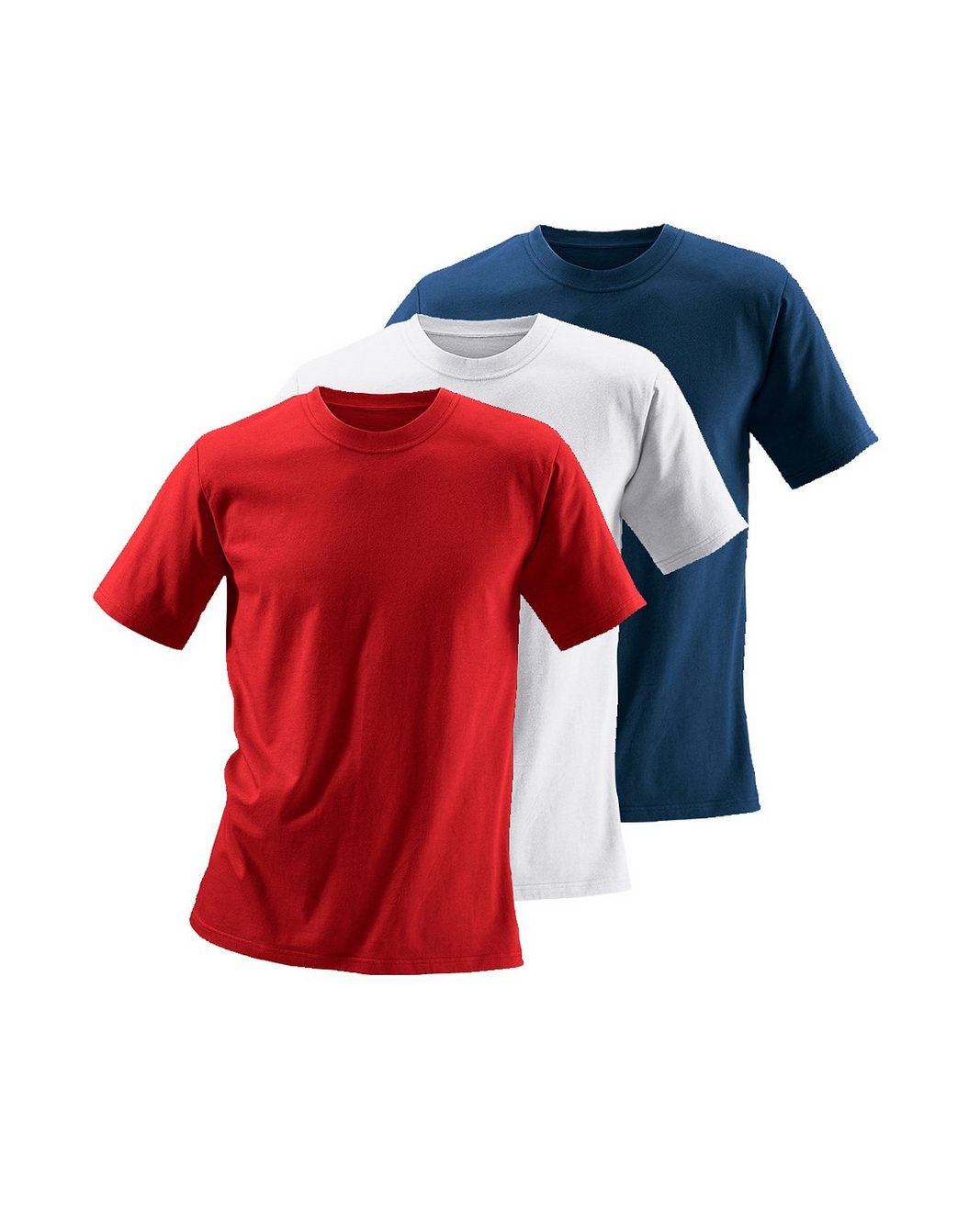 H.I.S T-shirt van katoen, perfect als ondershirt (set, 3-delig)