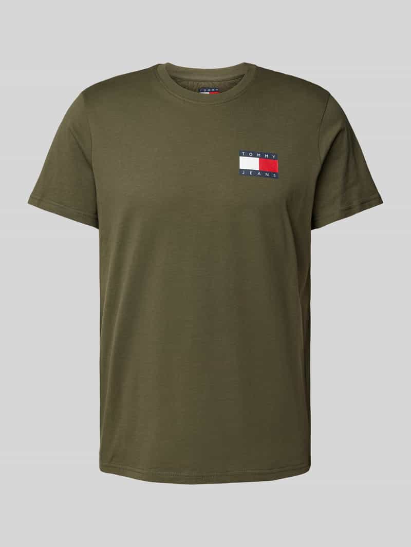 TOMMY JEANS T-shirt TJM SLIM ESSENTIAL FLAG TEE EXT