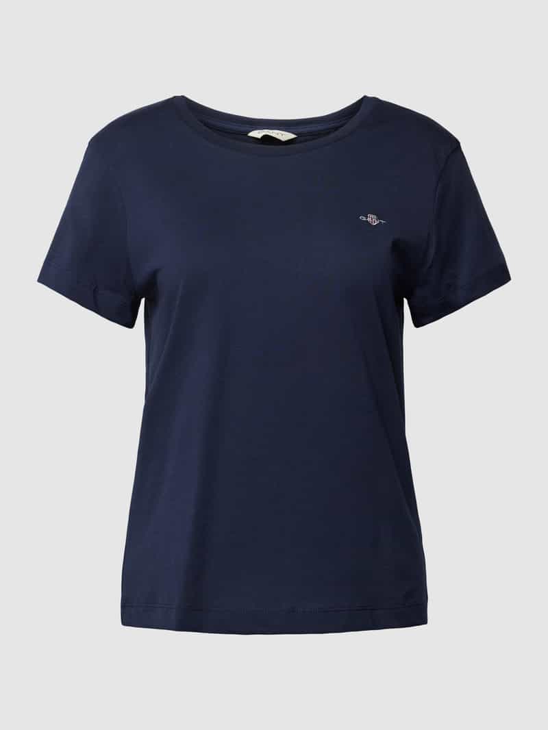 Gant T-shirt REG SHIELD KA T-SHIRT met een klein geborduurd wapenschild op de borst
