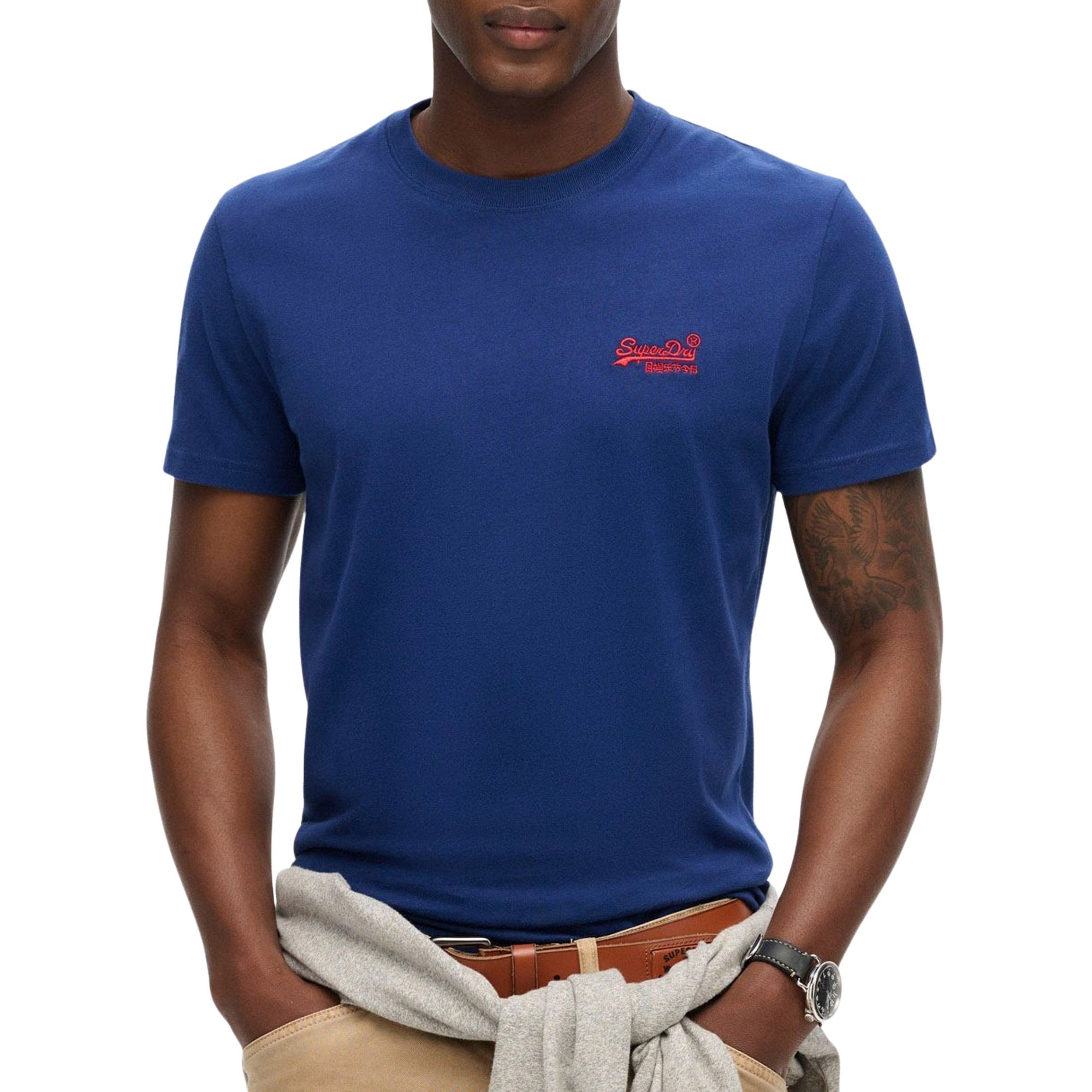 Superdry Shirt met ronde hals Organic Cotton Essential Logo T-Shirt