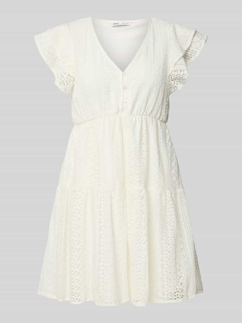 Only Mini-jurk ONLHELENA LACE CAPSL DRESS WVN NOOS