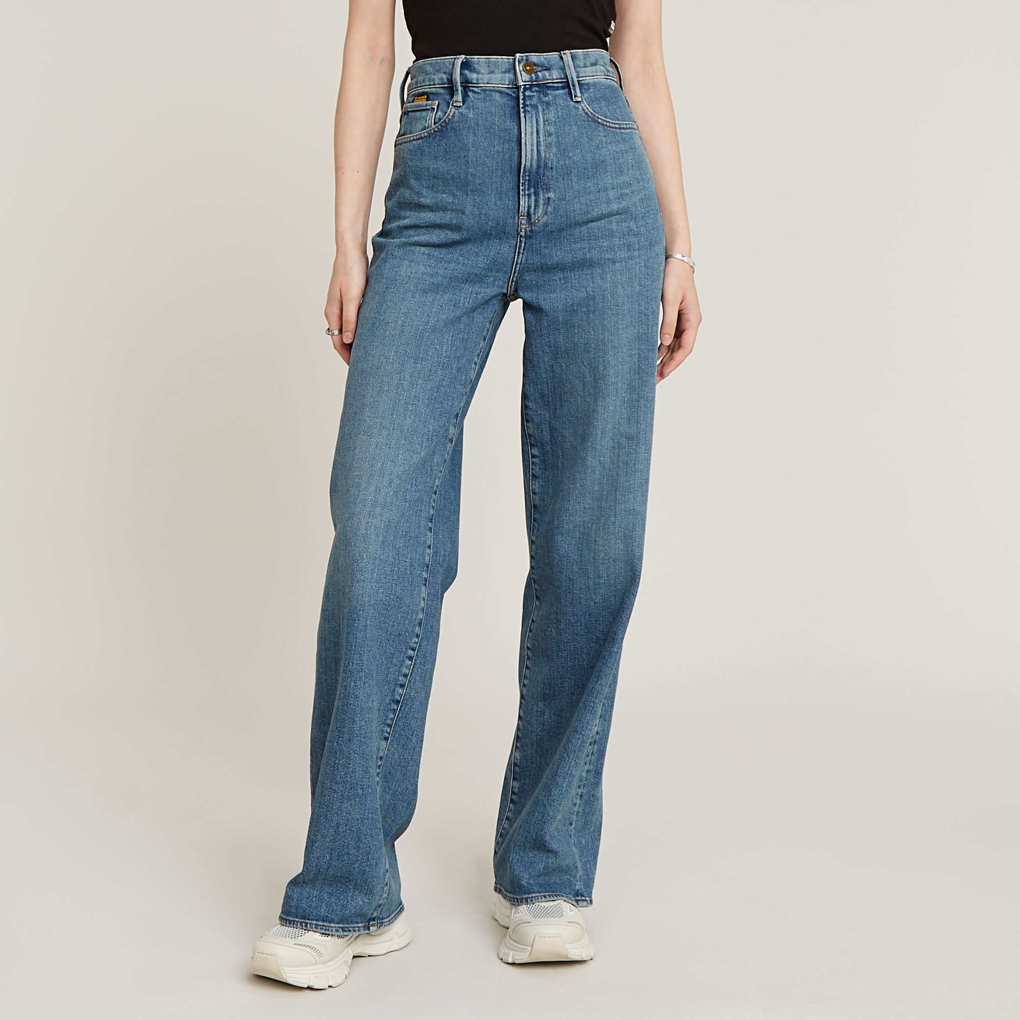 G-Star RAW Deck 2.0 High Loose Jeans - Midden blauw - Dames