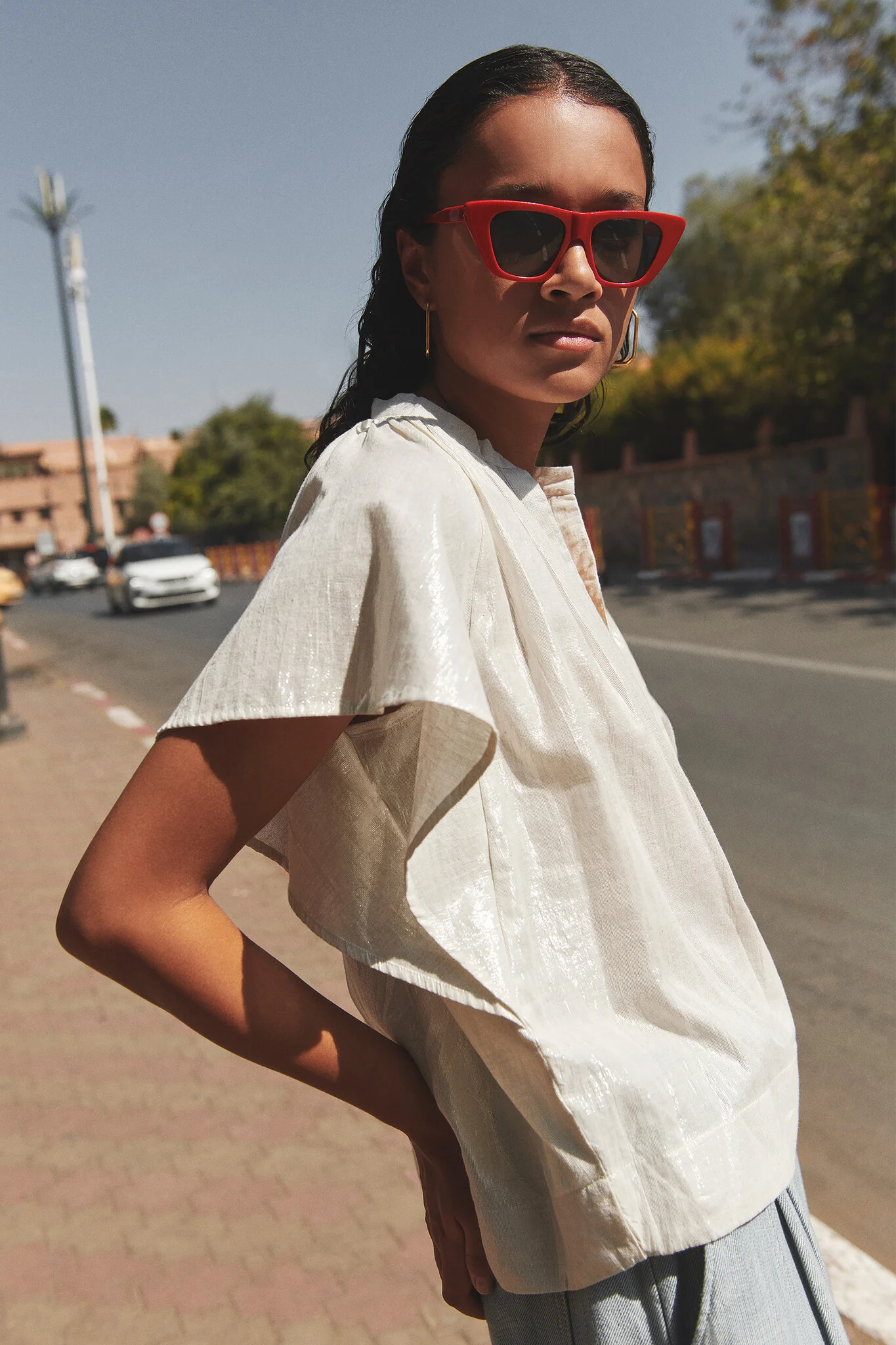 By-Bar Amsterdam 25112046 vina lurex blouse