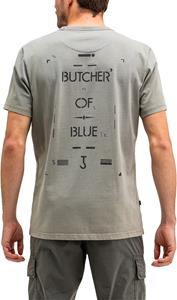 Butcher of Blue army stencil tee m2512004 907-lt. seal grey