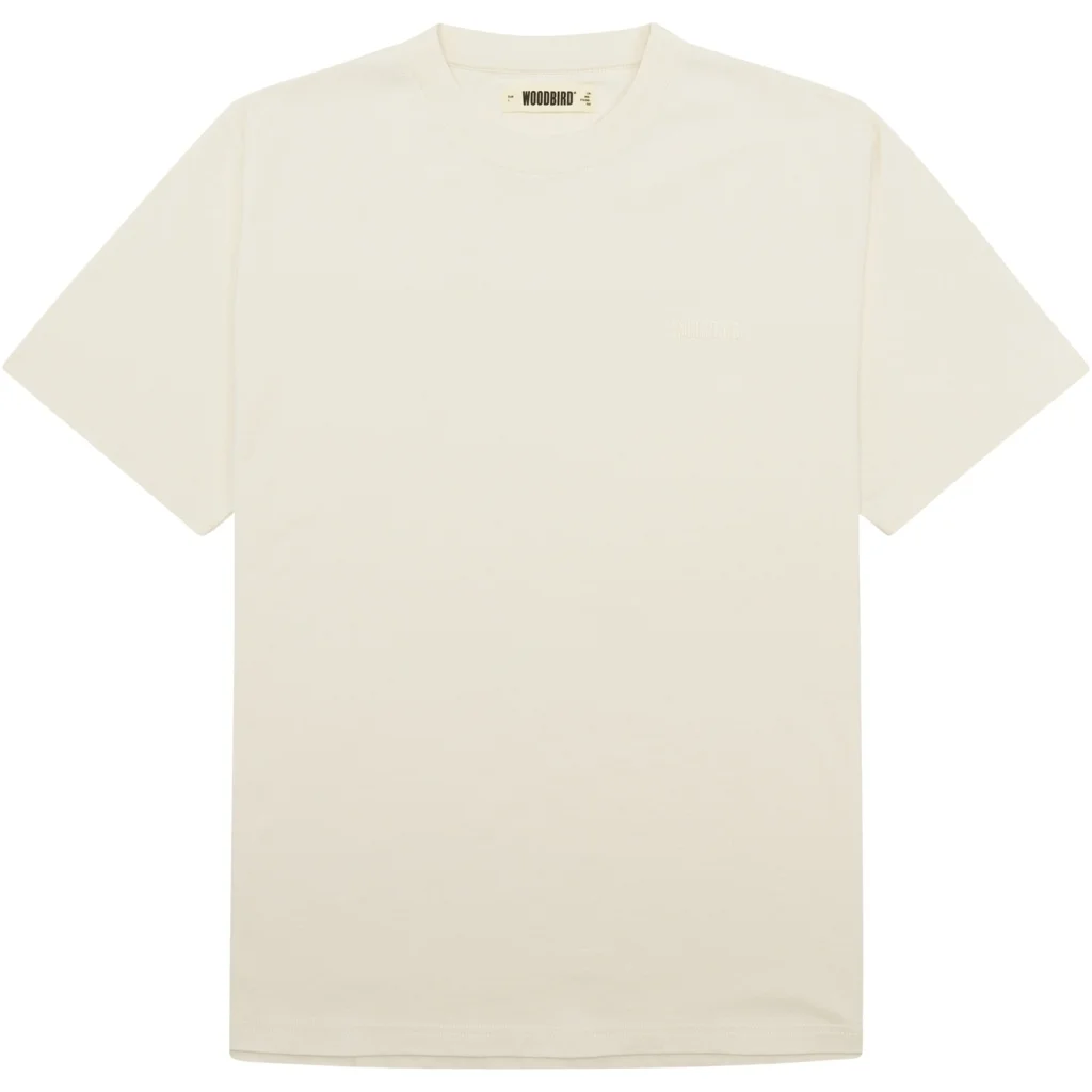 Woodbird Bbaine base tee 2100-430 off white