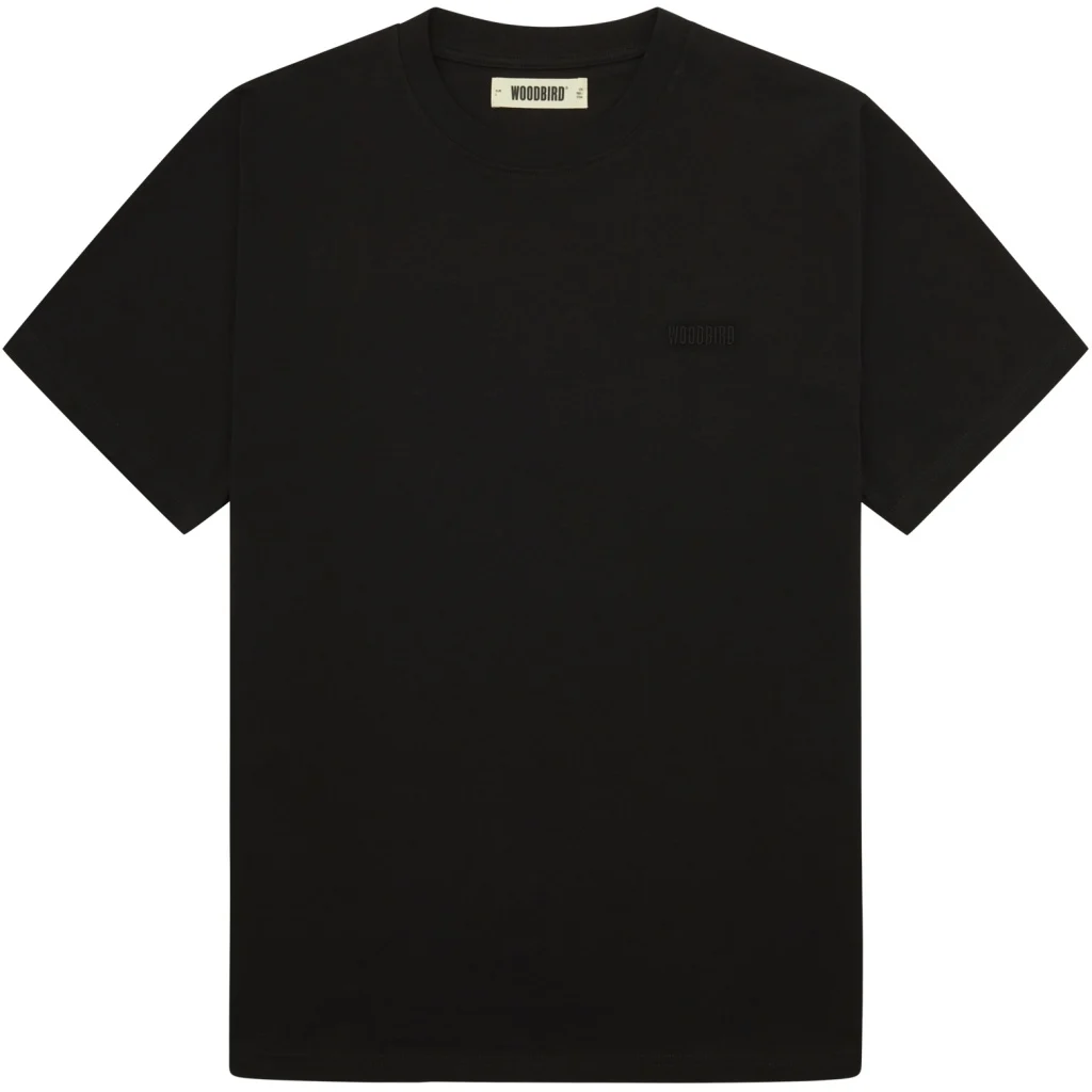 Woodbird Wbbaine base tee 2100-430 black