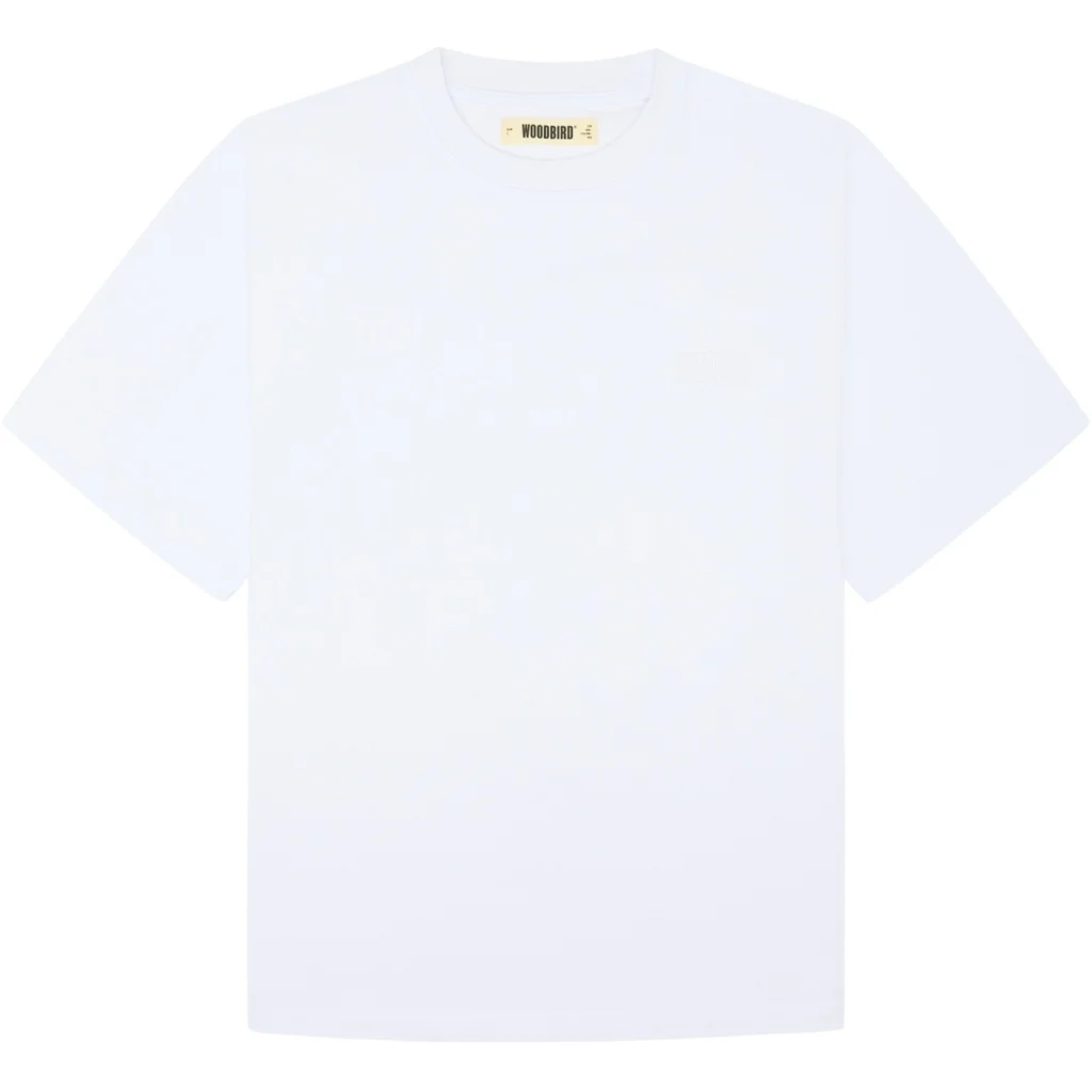 Woodbird Wbbaine base tee 2100-430 white
