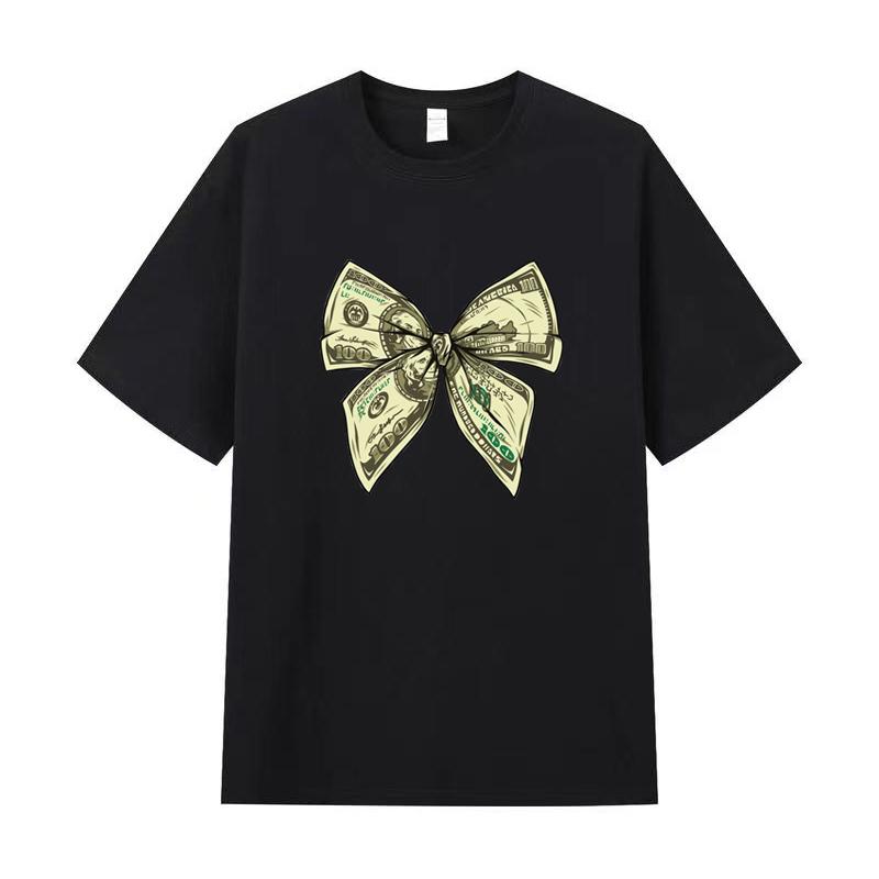 Nomi Zomer Heren T-shirt Hoge Kwaliteit Katoen Korte Mouwen Print T-shirt Dames T-shirt Mode Sport Shirt Casual Jogging Top S zwart