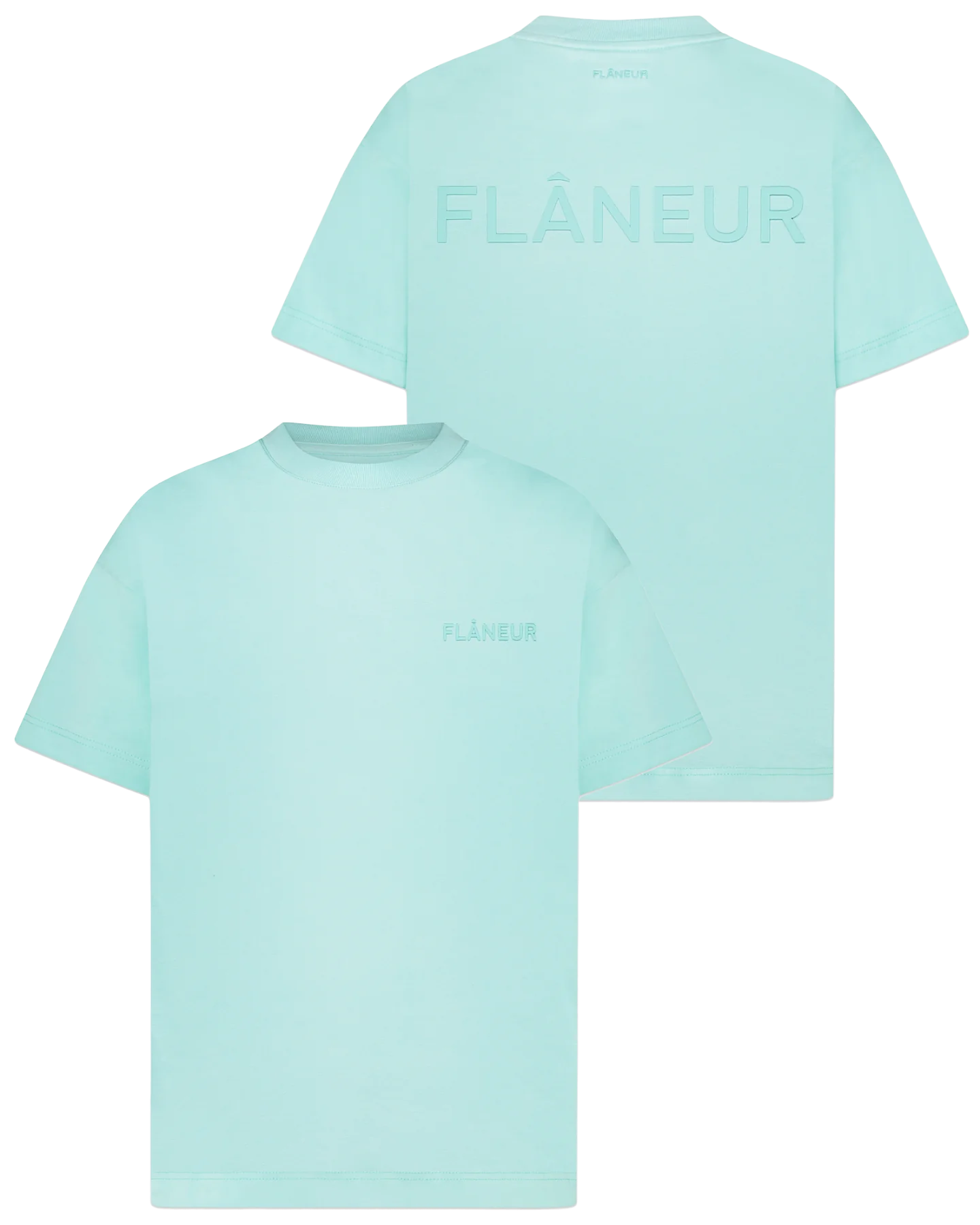 Flaneur Homme Heren tonal logo t-shirt