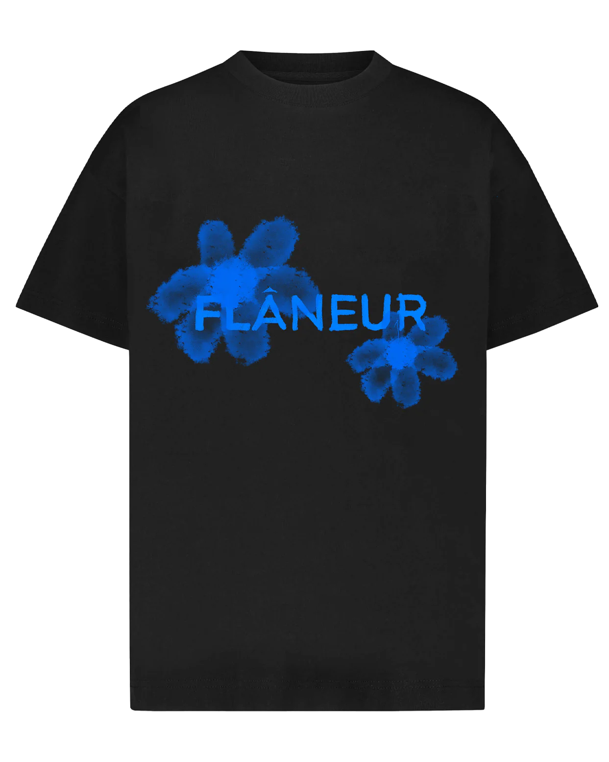 Flaneur Homme Heren floral watercolor /blauw