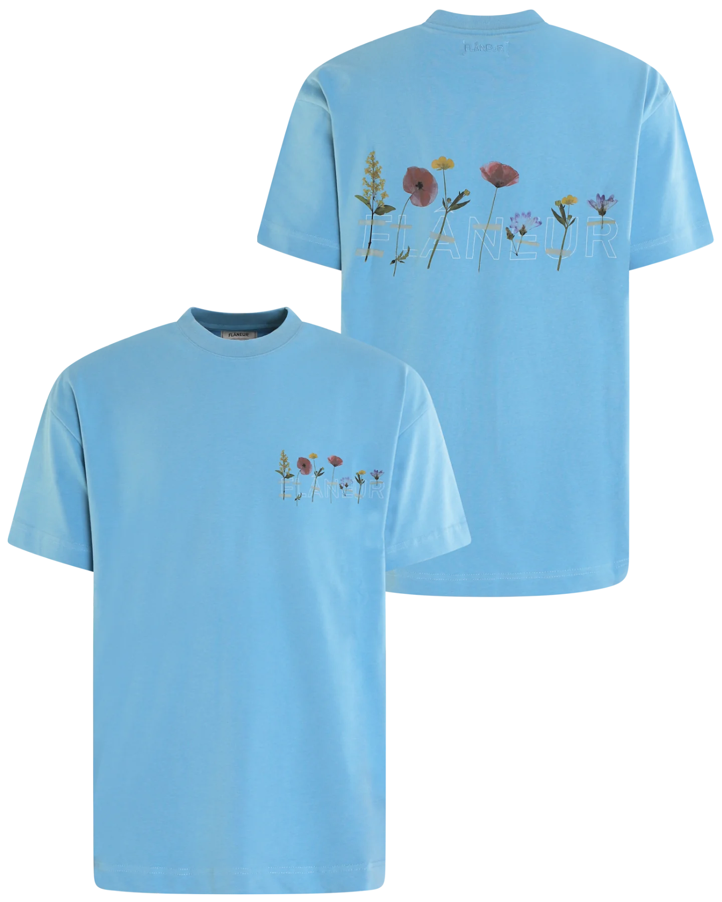 Flaneur Homme Heren botanical t-shirt