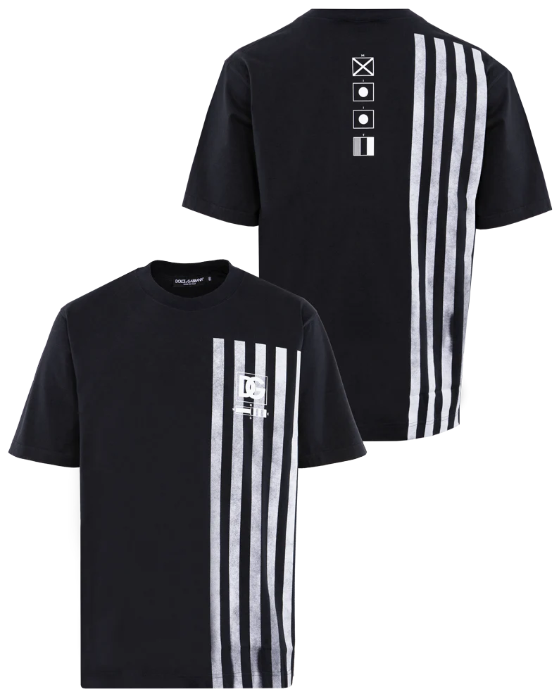 Dolce and Gabbana Heren marina-print t-shirt