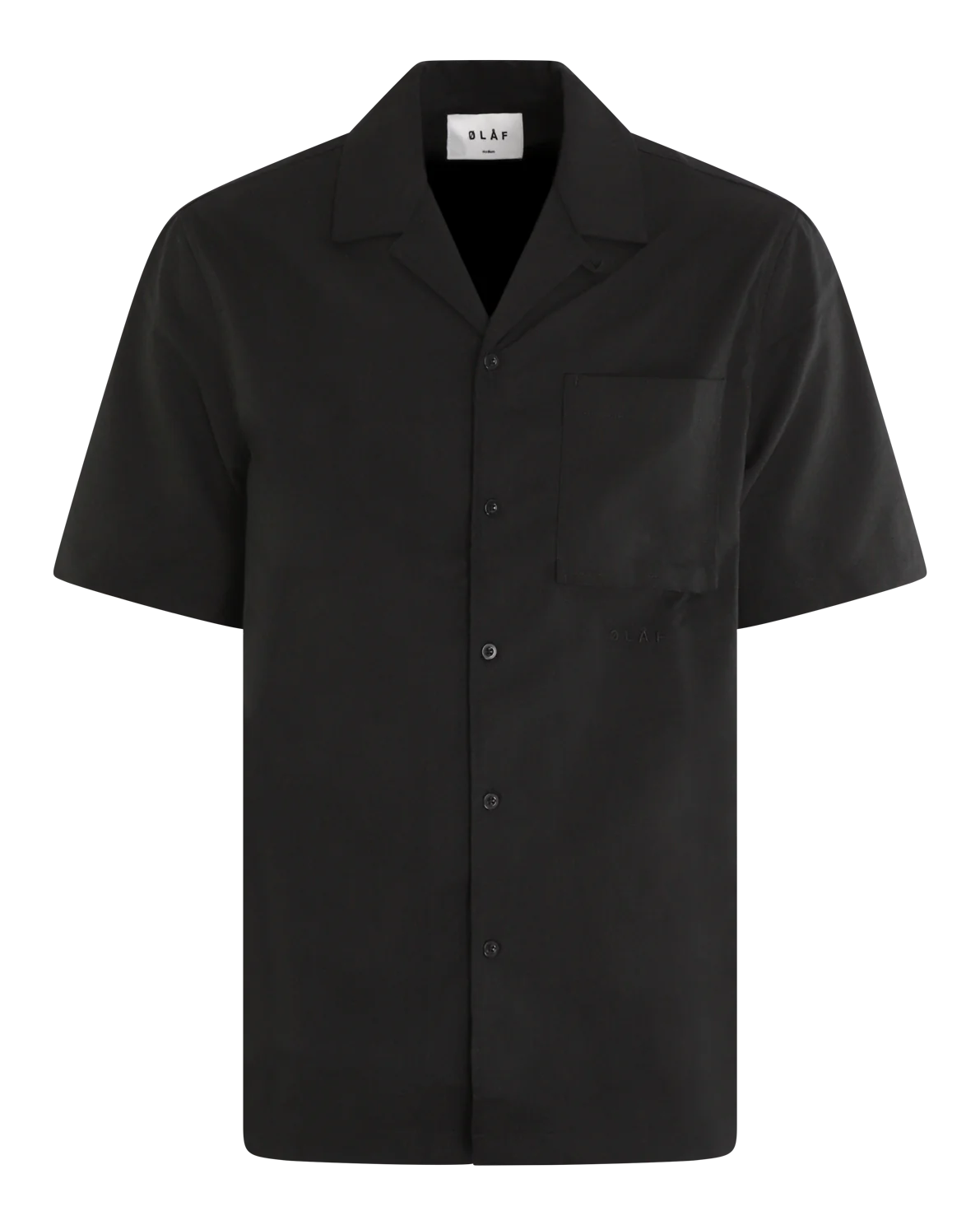 Olaf Hussein Heren cotton linen shirt