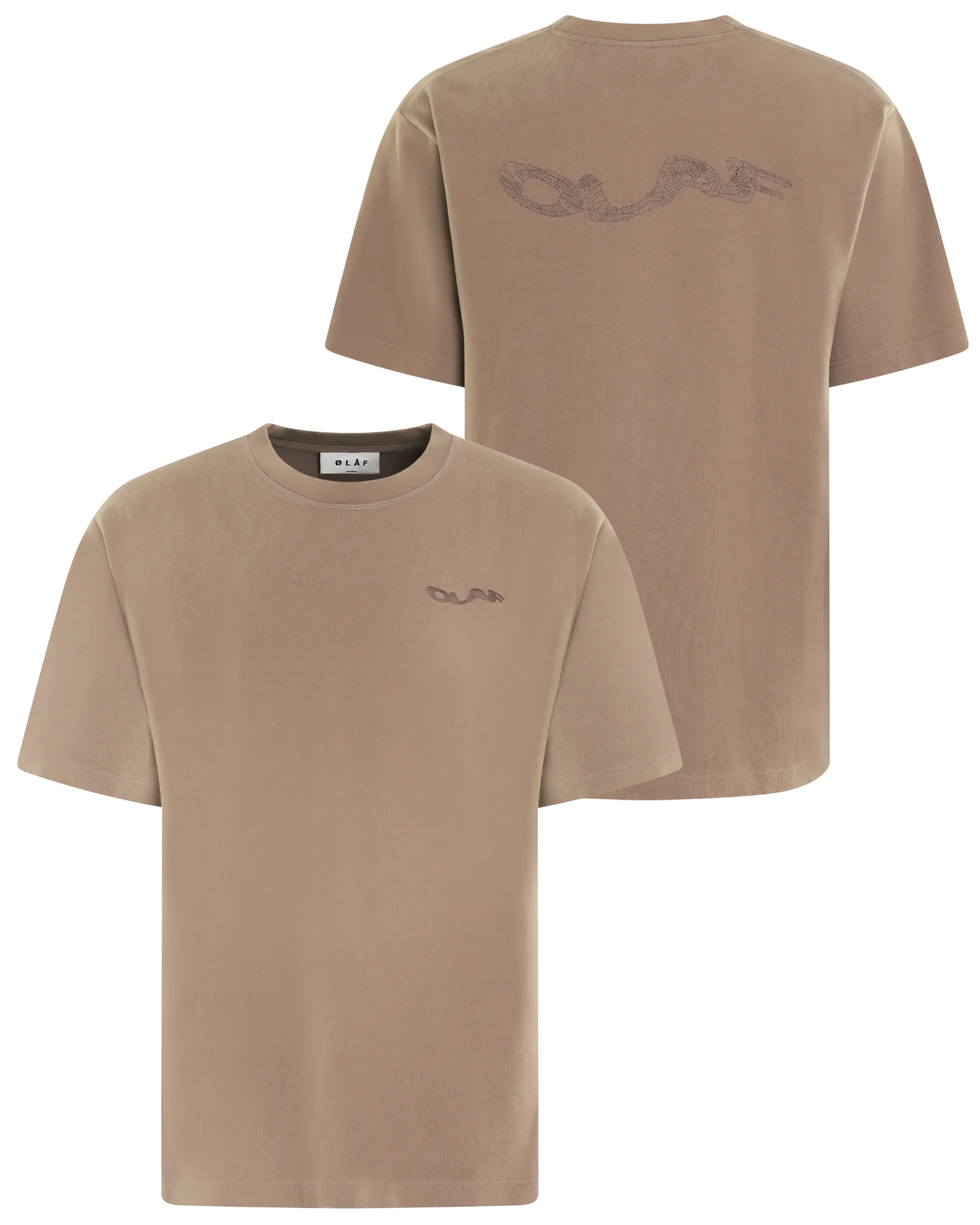 Olaf Hussein Heren wavy drift embro tee