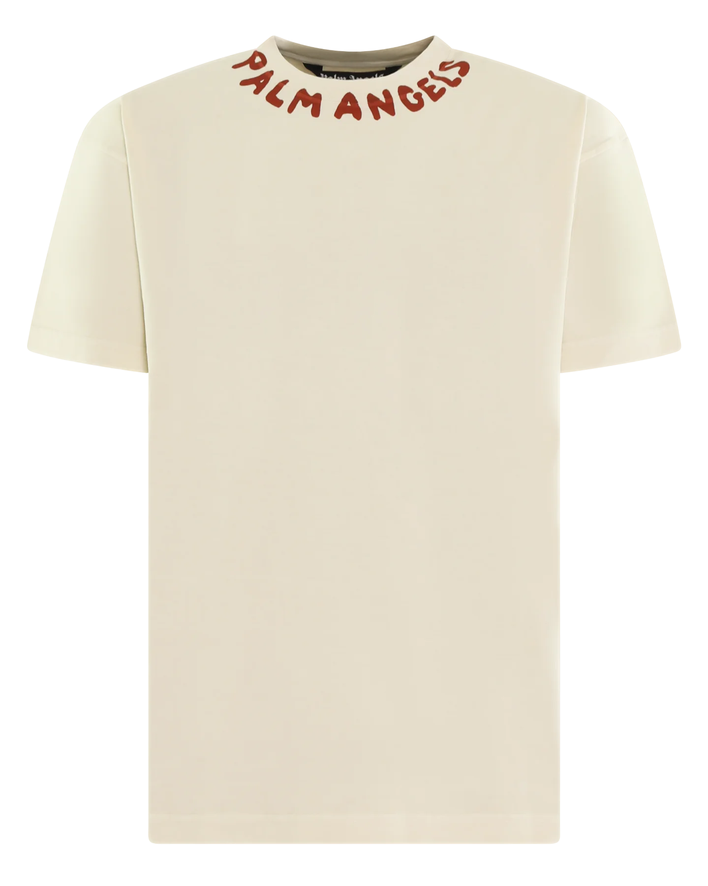 Palm Angels Heren seasonal logo t-shirt cream