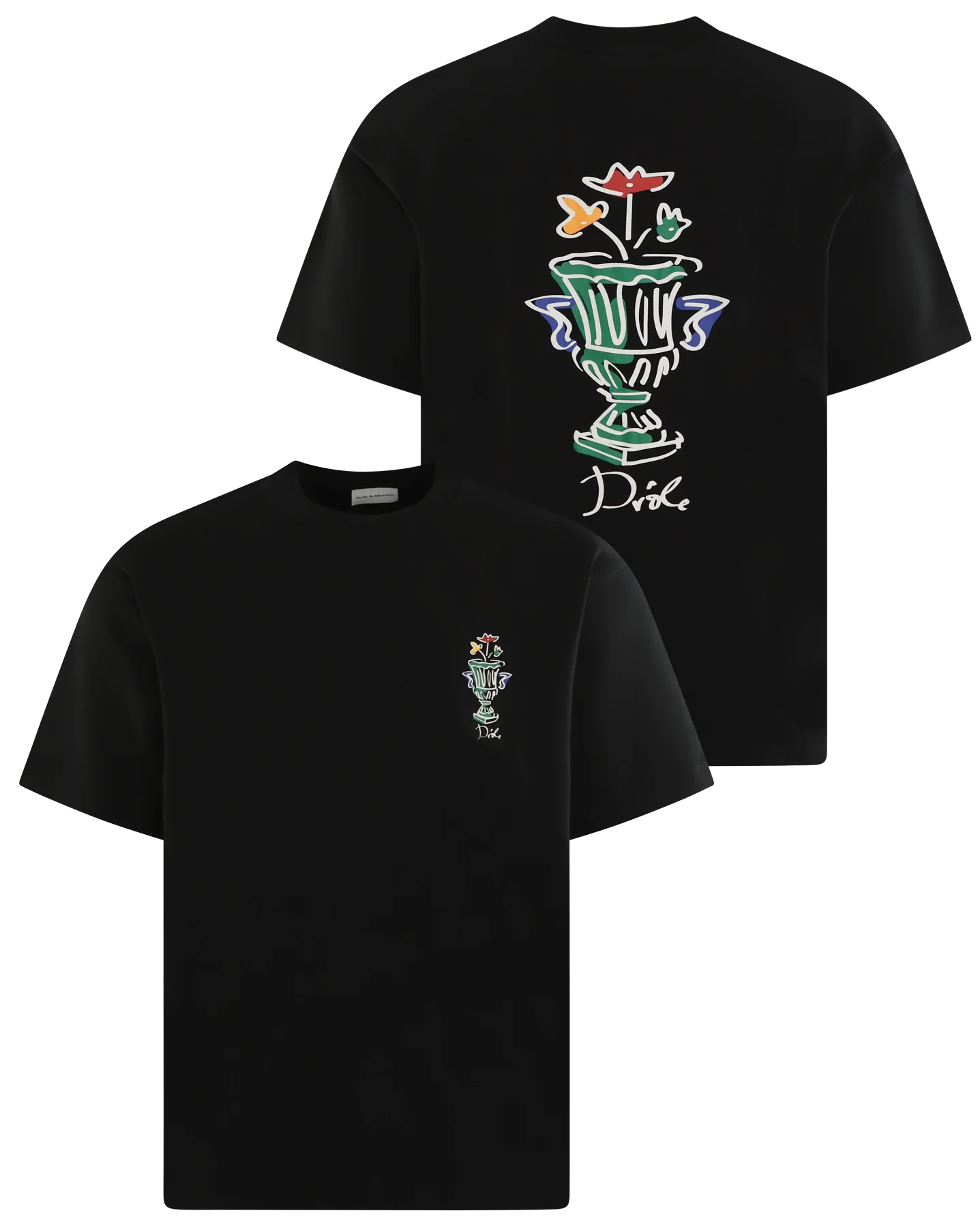 Drole De Monsieur Heren le t-shirt vase