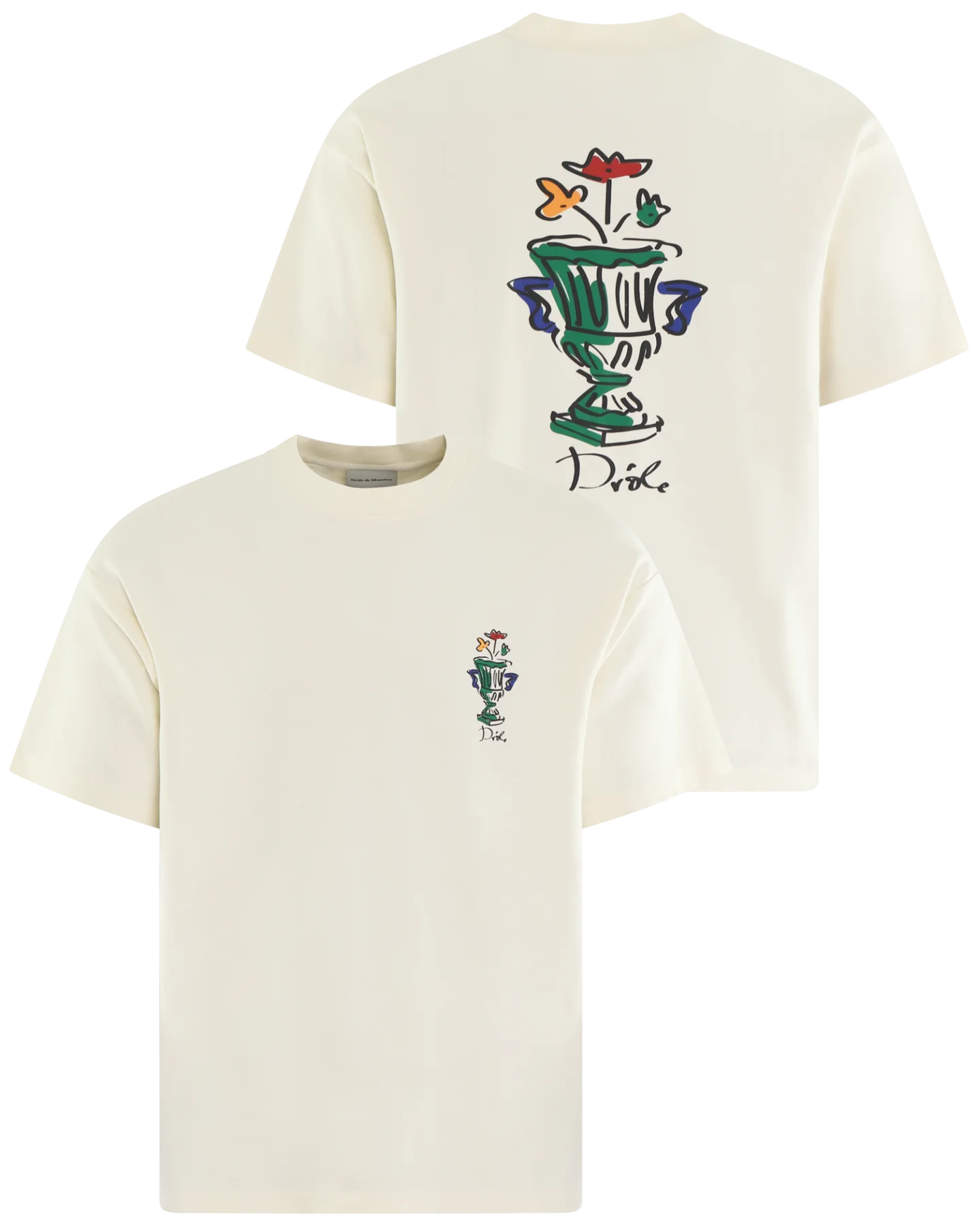 Drole De Monsieur Heren le t-shirt vase