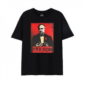 Pertemba FR - Apparel The Godfather Heren Don Vito Corleone T-shirt L zwart