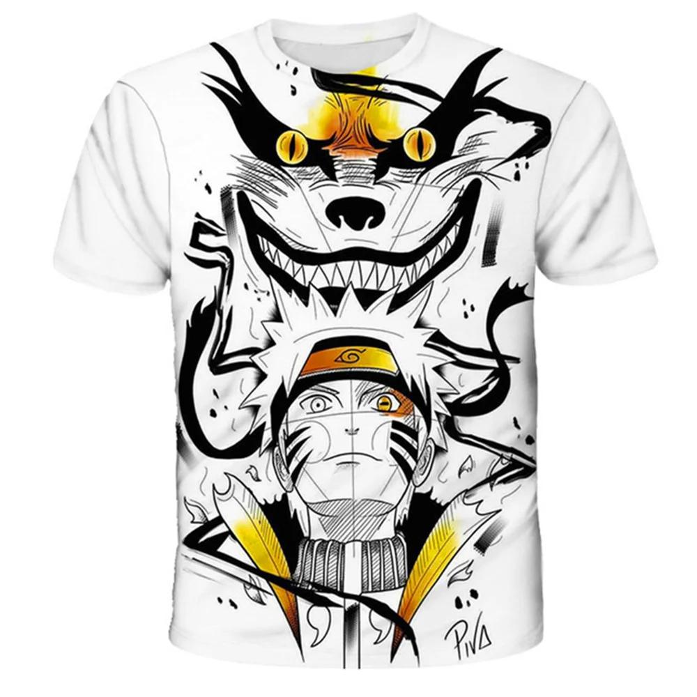 ETST WENDY 05 Japan Anime Naruto T-shirt Casual Comfortabele Tops 3 tot 14 Jaar Oude Jongens Meisjes Cartoon Game T-shirt Kinderen 3D Print Kleding S
