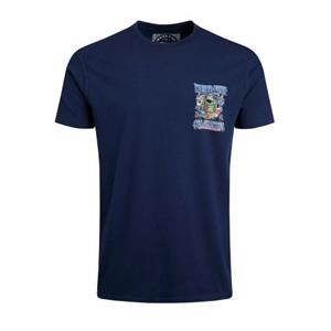 Pertemba FR - Apparel Weird Fish Heren Sea Shanties Back Print T-shirt L donkerblauwe kleur