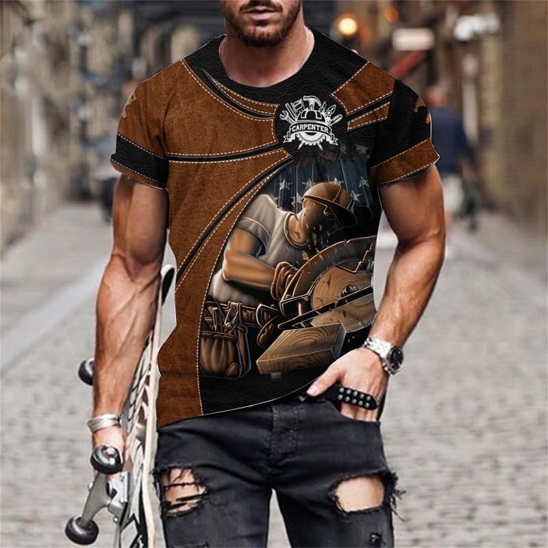 ETST WENDY 005 Heren T-shirt Vintage Zomerkleding Gepersonaliseerde Nieuwe T-shirts Carpenter 3d Print Tops Streetwear Casual Mannen Oversized Pullover M