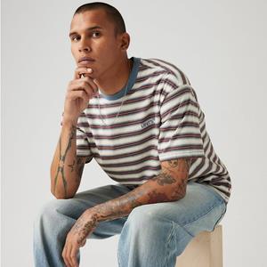 Levi's T-Shirt Red Vintage Stripe Porridge