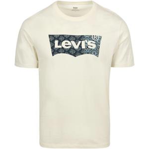 Levi's T-shirt Levis T-Shirt Graphic Logo Bandana Beige