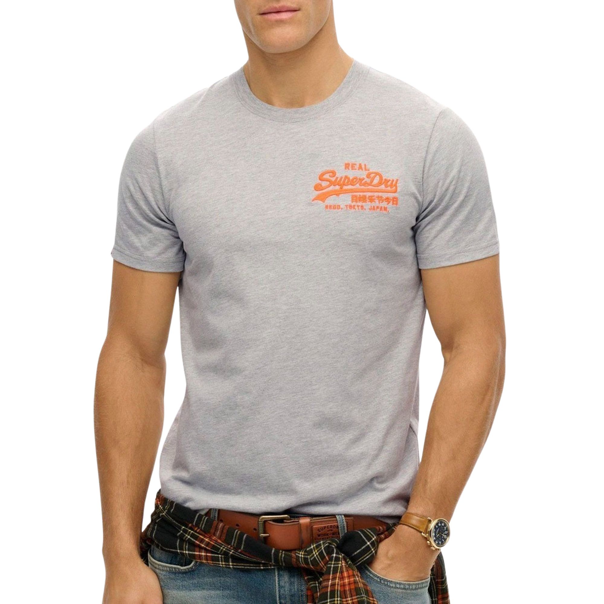 Superdry Shirt met ronde hals VL EMBROIDERED RELAXED TEE