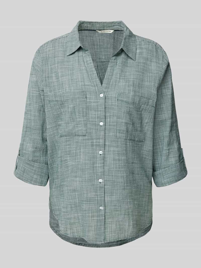 Tom Tailor Blouse met lange mouwen met borstzak