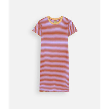 Oxbow Jurk  Ribs gestreepte jersey jurk BISTRIPES