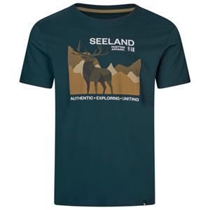 Seeland  Fragment T-Shirt - T-shirt, blauw
