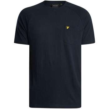 Lyle & Scott T-shirt Korte Mouw Lyle & Scott Raglan T-shirt van linnenmix