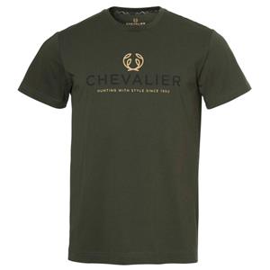 Chevalier   Logo T-Shirt - T-shirt, olijfgroen