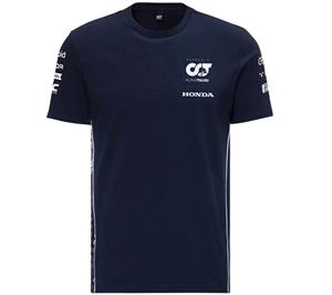 Brandstyle24 ALPHA TAURI F1 Team T-Shirt - Herren Shirt Formel 1 Navy-Blau SAT23026 ORIGINAL XS blauw