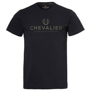 Chevalier   Logo T-Shirt - T-shirt, zwart
