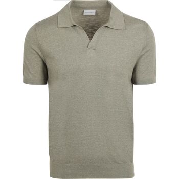 Suitable T-shirt  Polo Riva Linnen Groen