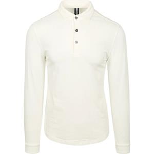 Profuomo T-shirt  Longsleeve Polo Off White