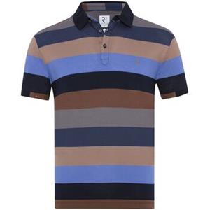 R2 Amsterdam T-shirt  Polo Piqué Streep Multicolour