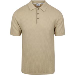 R2 Amsterdam T-shirt  R2 Polo Knitted Beige