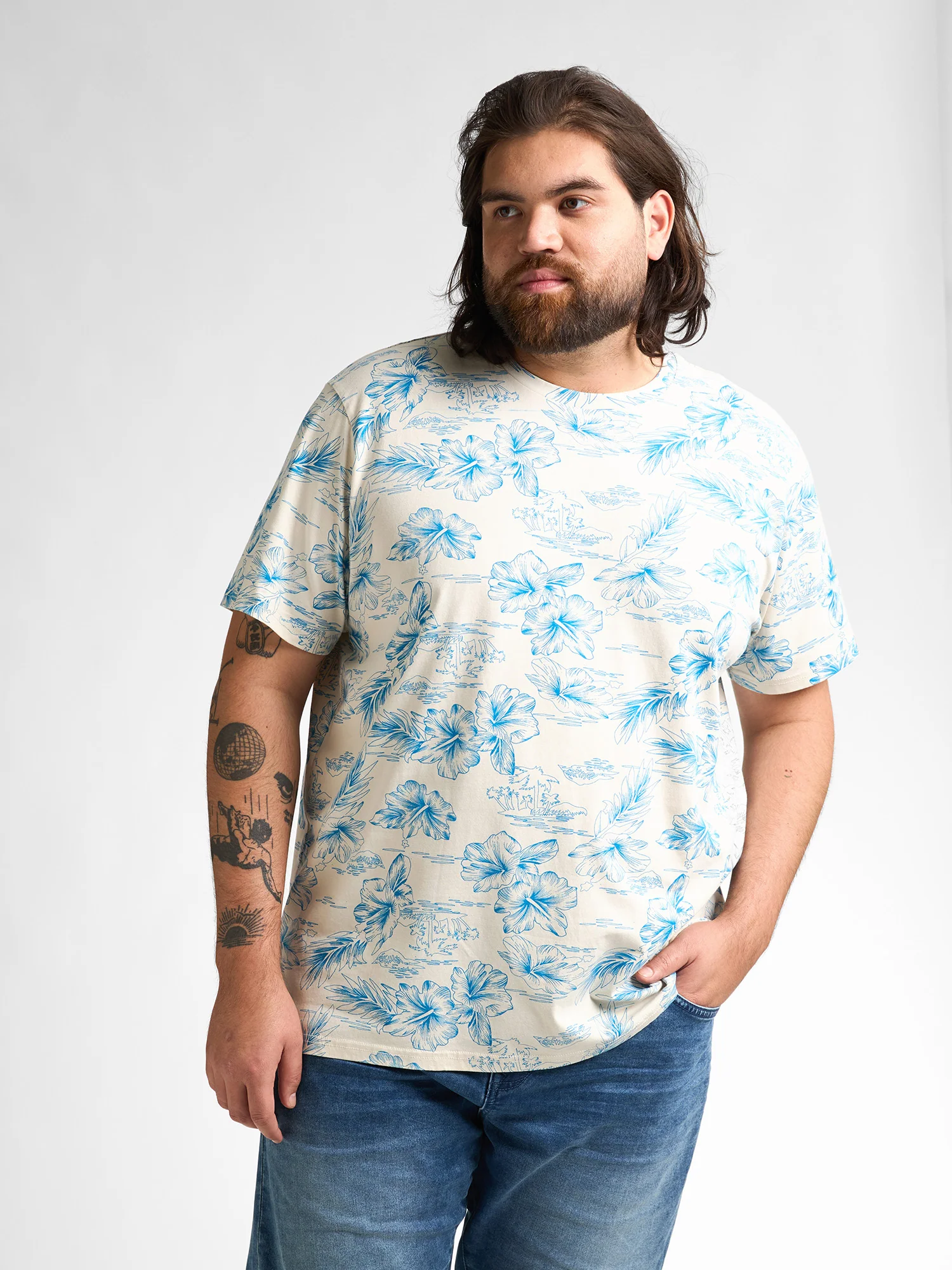 Petrol Industries Heren shirt- m-1050-tsr6230 0112 seashell