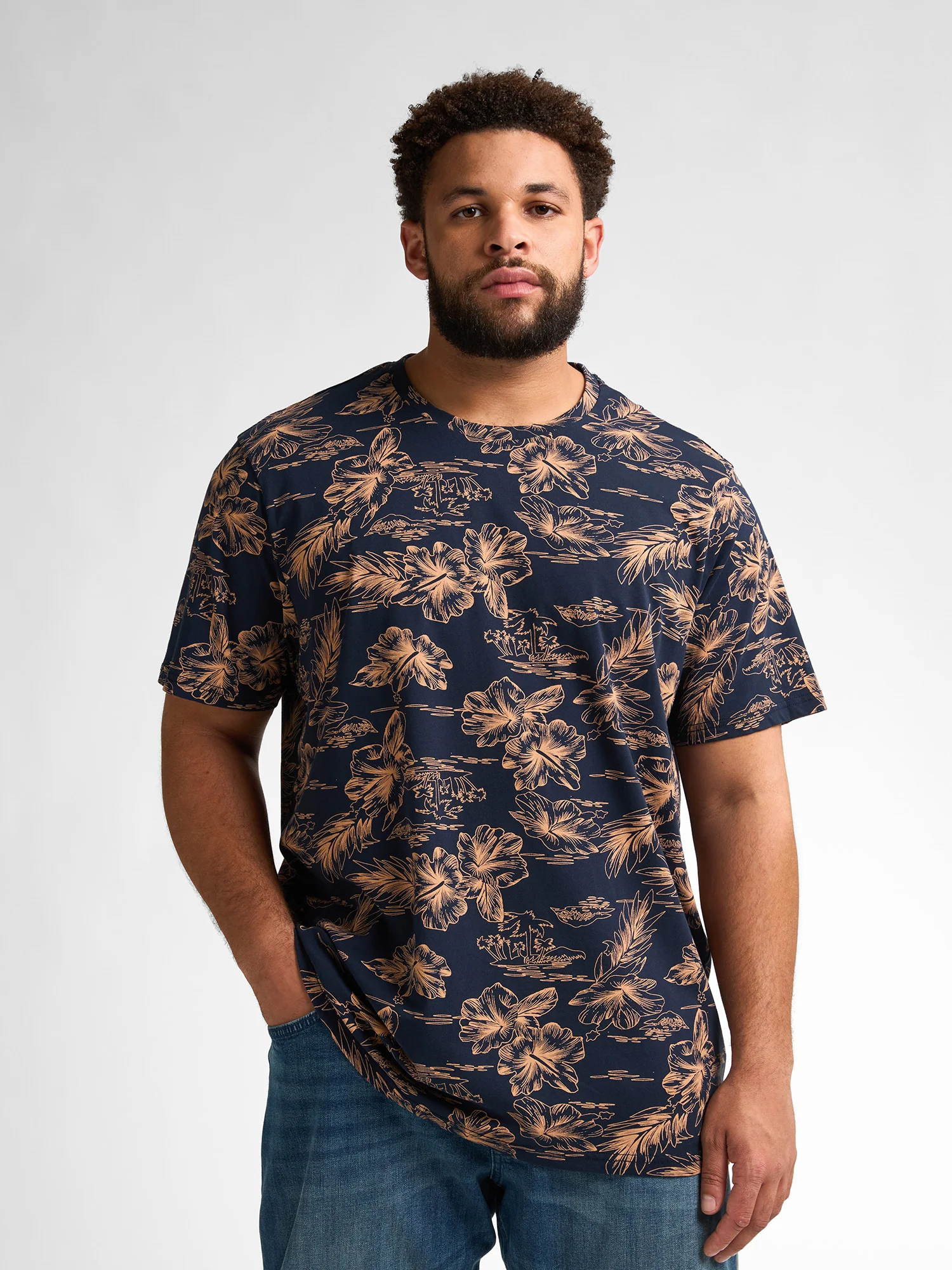 Petrol Industries Heren shirt- m-1050-tsr6230 5178 navy blue