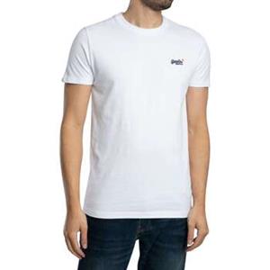 Superdry T-shirt Korte Mouw  Essentieel Contrast EMB T-shirt