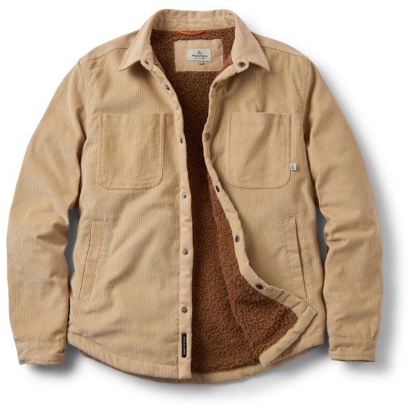 Passenger  Kodiak 2.0 Sherpa Lined Cord Overshirt - Overhemd, beige