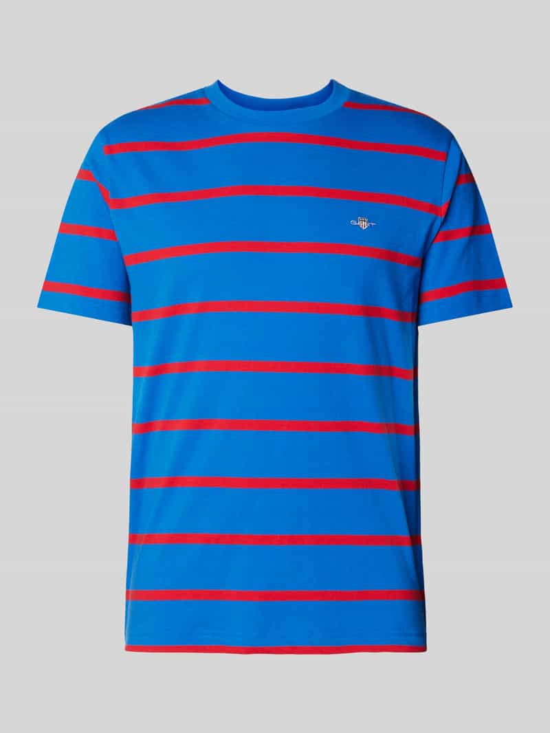 Gant Shirt met korte mouwen PRINTED ARCHIVE SHIELD T-SHIRT klein logoborduursel op borsthoogte