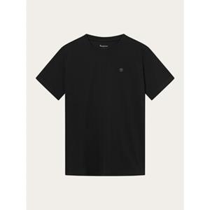 Knowledge Cotton Apparel T-shirt Korte Mouw  T-shirt à badge Loke