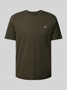 Marc O'Polo T-Shirt Logo Donkergroen