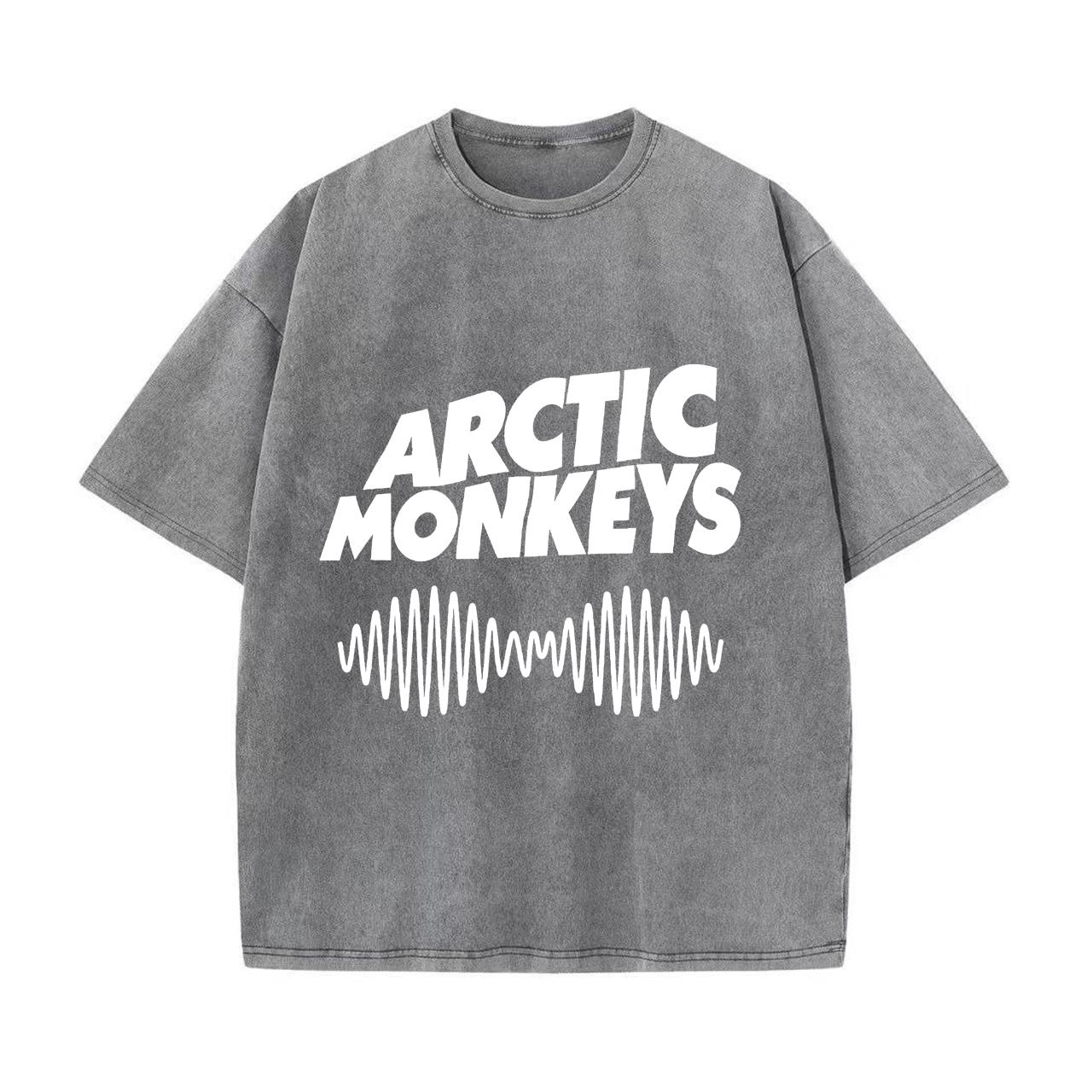 Boutique sports suit series 2 Arctic Monkeys Geïnspireerd T-shirt - Albumlijst Doodle Print Vintage T-shirt Mannen Vrouwen Hip Hop Punk Korte Mouw T-shirts Streetwear S